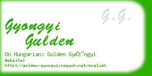 gyongyi gulden business card